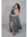 Cacique Black and White Swim Coverup Skirt 30/32