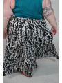 Cacique Black and White Swim Coverup Skirt 30/32