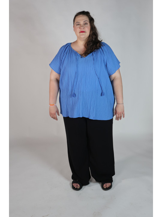 Lane Bryant Light Blue Short Sleeve Shirt Size 30/32