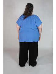 Lane Bryant Light Blue Short Sleeve Shirt Size 30/32