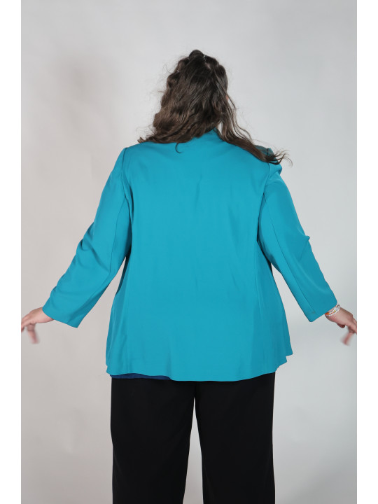 Calvin Klein Teal Swing Blazer Size 3x