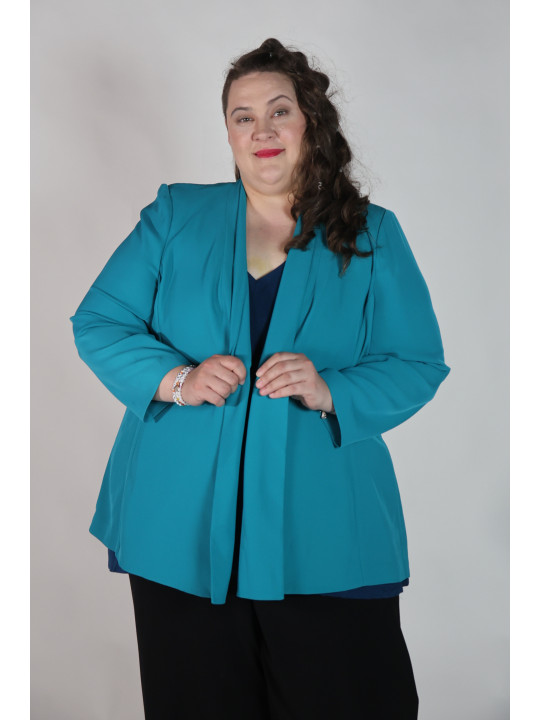 Calvin Klein Teal Swing Blazer Size 3x