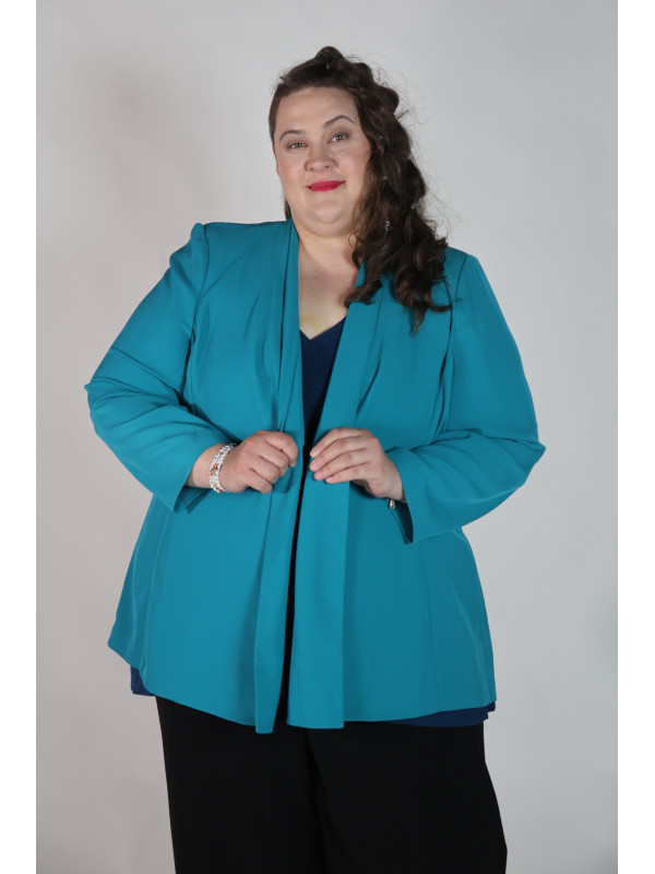 Calvin Klein Teal Swing Blazer Size 3x