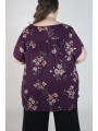 Torrid Purple Floral Blouse Size 28