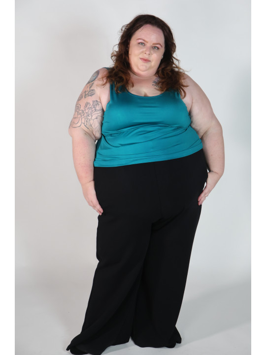 AVENUE Teal Tank Top Size 26/28