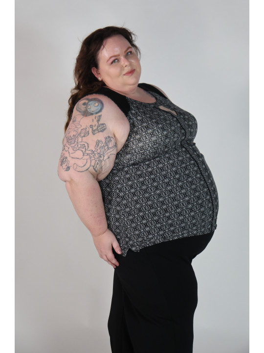 Grey Sejour Nordstrom Sleeveless Top Size 3x