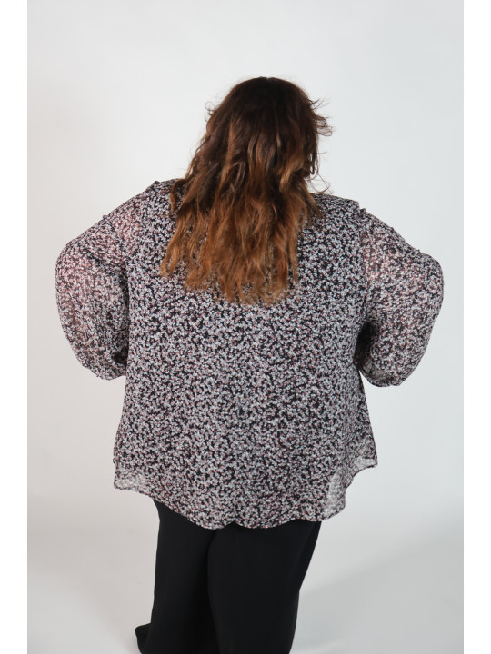 Lane Bryant Navy Floral Tunic Size 28 Lane Bryant Navy Floral Tunic Size 28