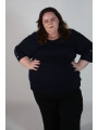 Navy Blue Talbots 3/4 Sleeve Top Size 3X