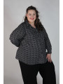 Lane Bryant Black and White Pattern Blouse Size 26/28