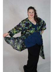 Torrid Palm Print Duster Size 26