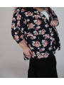 Torrid Navy Floral 3/4 Sleeve Size 26