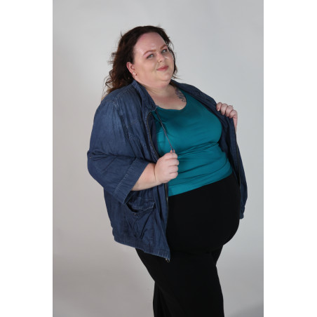 Torrid Denim Look Summer Jacket Size 22/24