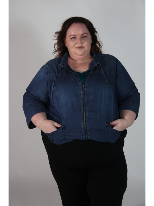 Torrid Denim Look Summer Jacket Size 22/24
