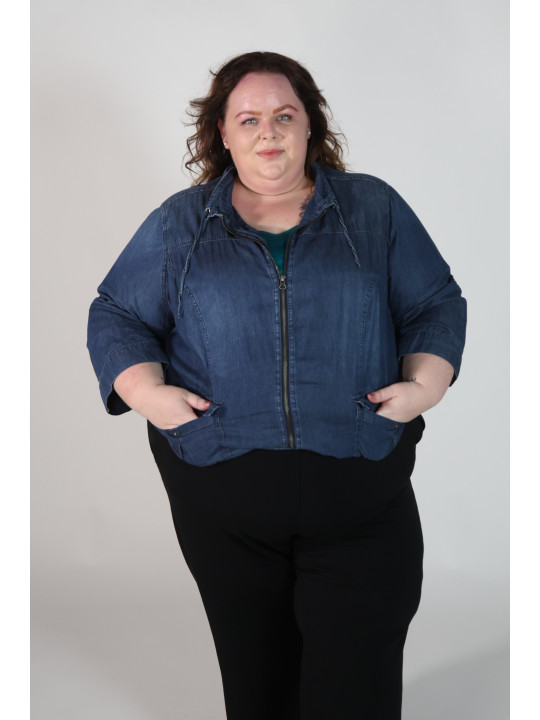 Torrid Denim Look Summer Jacket Size 22/24
