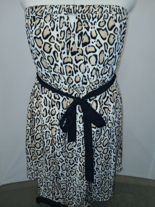 Lane Bryant Leopard Tube Top Dress Size 18/20
