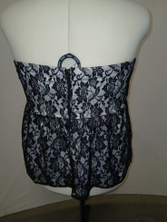 Torrid Black Lace Corset Size 18