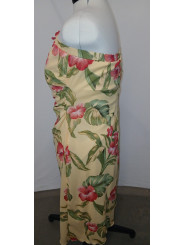 Torrid Yellow Hawaiian Tube Dress Size 2X