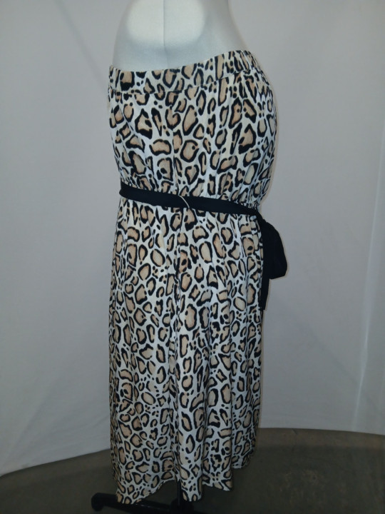 Lane Bryant Leopard Tube Top Dress Size 18/20