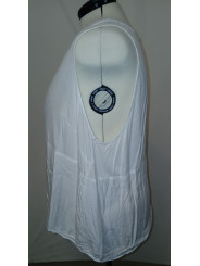 INC White Sleeveless Blouse w/Tie Size 3X