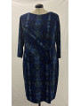 Calvin Klein Blue Print Dress Sizes 18