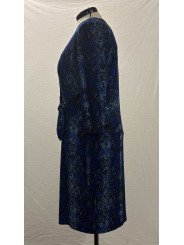 Calvin Klein Blue Print Dress Sizes 18