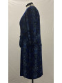 Calvin Klein Blue Print Dress Sizes 18