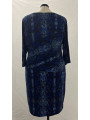 Calvin Klein Blue Print Dress Sizes 18