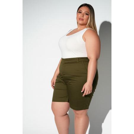 Pure Energy Olive Green Shorts Size 22