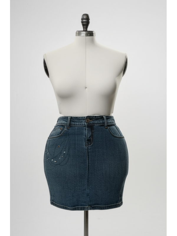 Z Cavaricci Denim Skirt Size 14