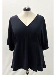 ELOQUII Navy Blue Blouse Size 26/28