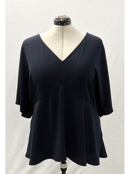 ELOQUII Navy Blue Blouse Size 26/28