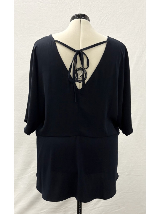 ELOQUII Navy Blue Blouse Size 26/28