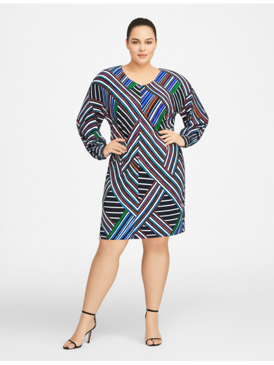 Calvin Klein Striped Dress Size 20