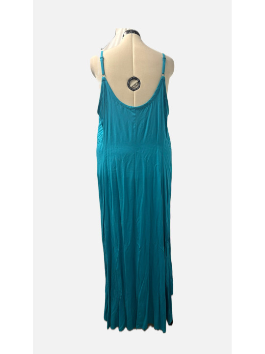 Torrid Teal Maxi Dress Size 28
