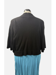 Torrid Black Cropped Short Sleeve Shrug Size 28