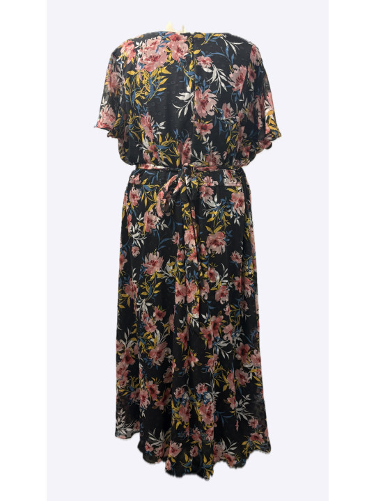 Lane Bryant Floral Midi Dress Size 28