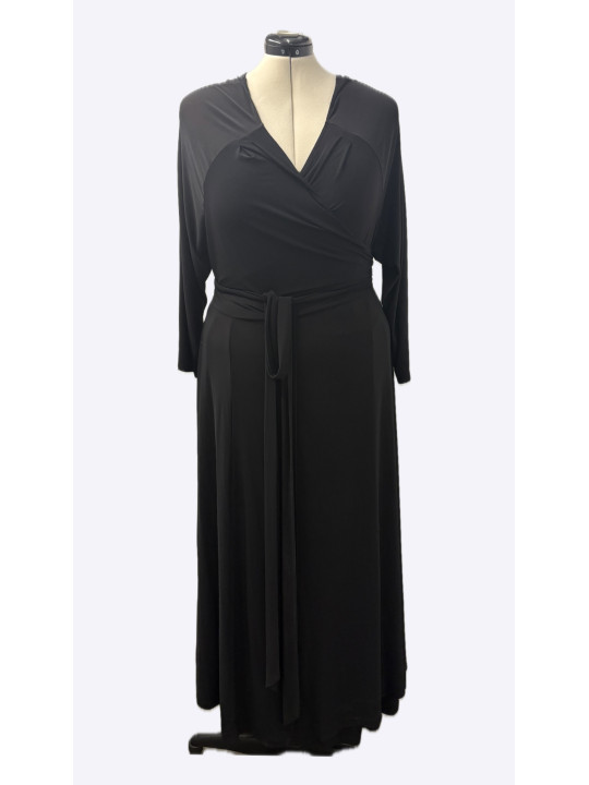 IGIGI Black Wrap Dress Size 26/28