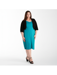 Torrid Black Cropped Short Sleeve Shrug Size 28