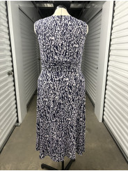 Jessica Howard Navy and Floral Dress Size 16