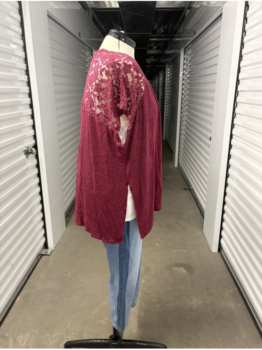 C Red Cardigan ONE SIZE