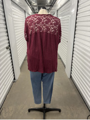 C Red Cardigan ONE SIZE