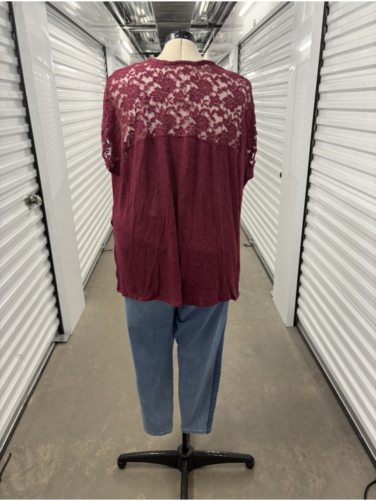 C Red Cardigan ONE SIZE