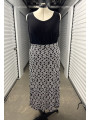 Lane Bryant Black & White Maxi Skirt Size 26/28