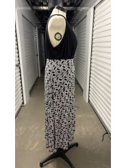 Lane Bryant Black & White Maxi Skirt Size 26/28