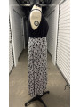 Lane Bryant Black & White Maxi Skirt Size 26/28