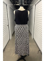 Lane Bryant Black & White Maxi Skirt Size 26/28
