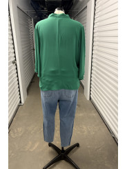ELOQUII Emerald Green Blouse Size 28