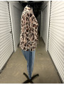 ELOQUII Pink Animal Print Blouse Size 28