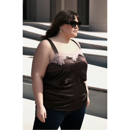 Lane Bryant Purple Tank Top Size 28