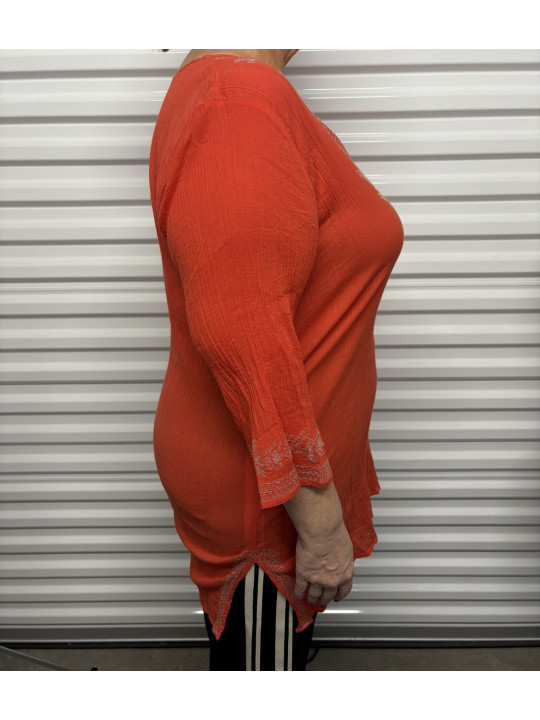 Old Navy Orange Tunic Size XL